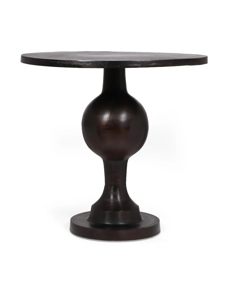 Boyel Living 3-Piece Round Dining Set, Upholstered Chairs with Metal Legs, Modern Kitchen Table for 2