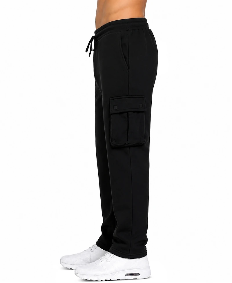 Blue Ice Men's Fleece-Lined Cargo Sweatpants