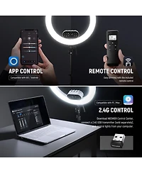 Neewer RH100B 100W, 7000K Ring Light for Select iPhone Models