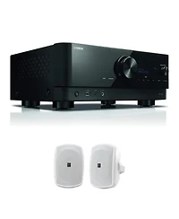 Yamaha Rx-V6A 7.2-Channel Av Receiver with Outdoor Speakers
