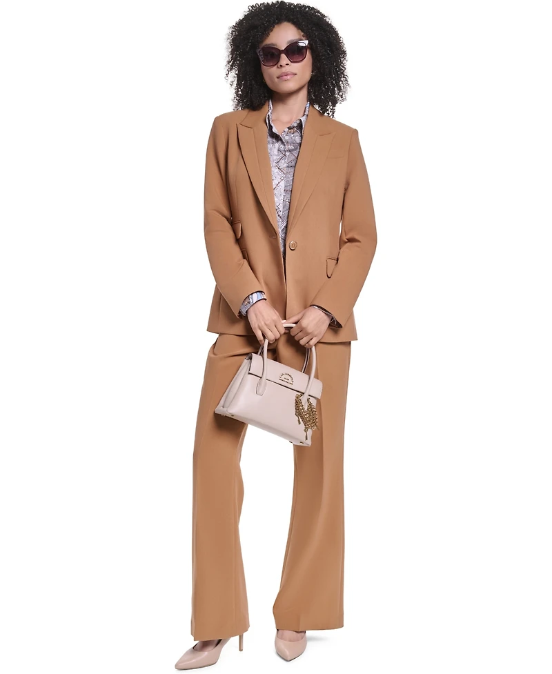 Karl Lagerfeld Paris Women's Regular-Length One-Button Jacket