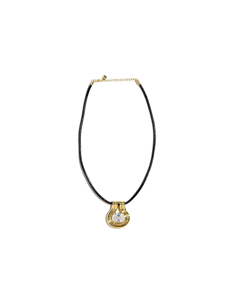 The M Jewelers Cubic Zirconia Bibi Pendant Necklace