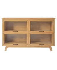 sumyeg Modern Storage Cabinet with 4 Doors,Display Cabinet