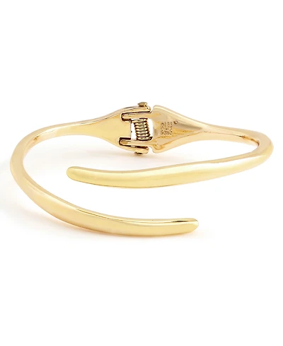 Robert Lee Morris Soho Gold Fluid Bypass Round Bangle Bracelet