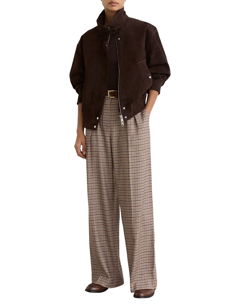 Reiss Women's River Wide-Leg Pleated Trousers