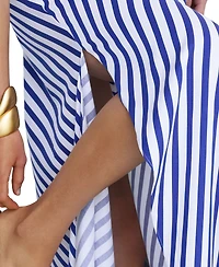 Reiss Women's Luna Striped Halterneck Ruffle Maxi Dress