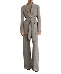 Reiss Women's Briony Wool-Blend Single-Breasted Belted Blazer