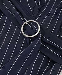 Reiss Women's Casey Striped Fit & Flare Collared Midi Dress