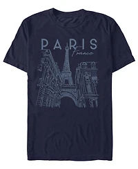 Fifth Sun Men's Paris City Sketchy T-Shirt