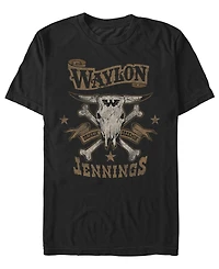 Fifth Sun Men's Waylon Jennings Drinkin Dreamin T-Shirt