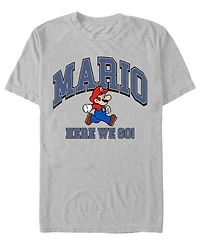 Fifth Sun Men's Nintendo Mario Here We Go T-Shirt