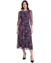 Jessica Howard Women's Crew Neck Dress
