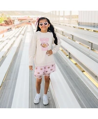 Sweet Wink Big Girls (6-10) Mini Sequin Footballs Tutu Skirt