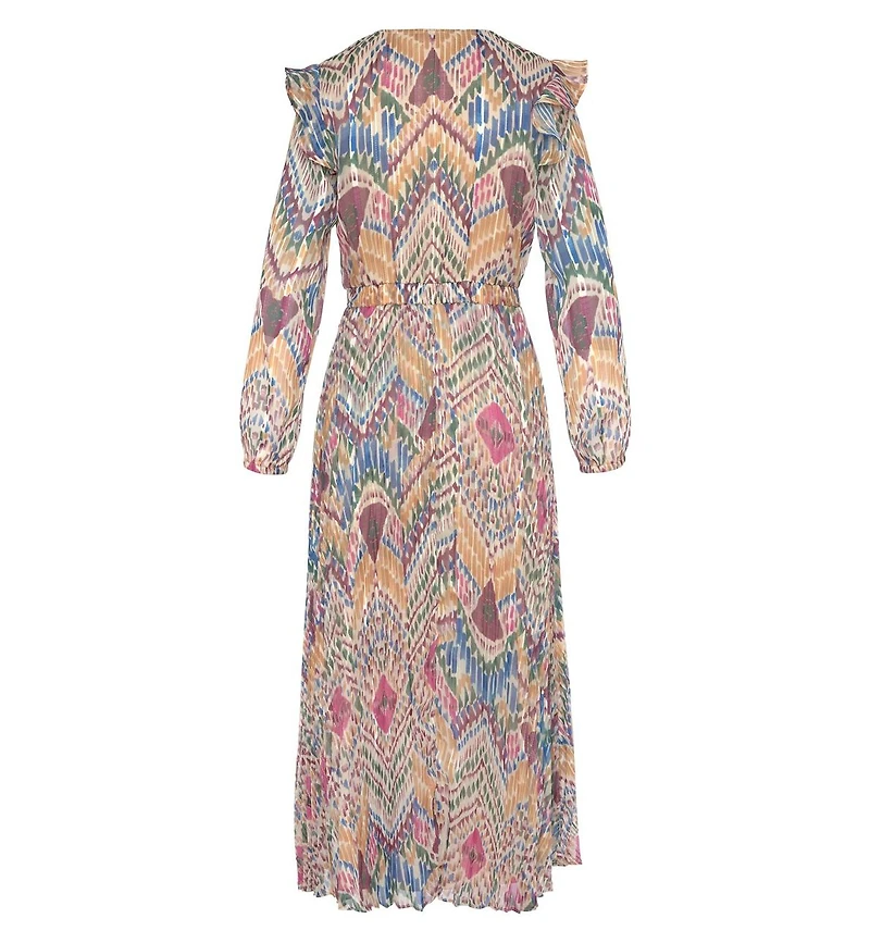 Lascana Women's Pleated Maxi Dress