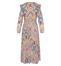 Lascana Women's Pleated Maxi Dress