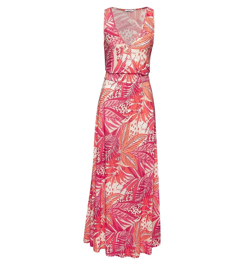 Lascana Women's Smocked Waist Maxi Dress