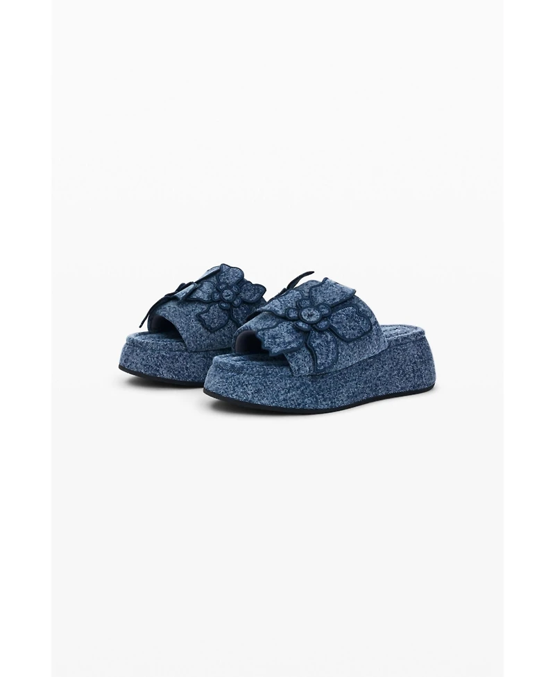 Desigual Women's Platform Denim Sandal