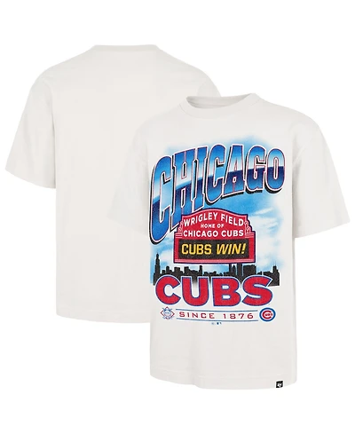 '47 Brand Men's White Chicago Cubs Regional Upland Foundation T-Shirt