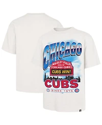 '47 Brand Men's White Chicago Cubs Regional Upland Foundation T-Shirt