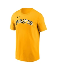 Nike Men's Paul Skenes Gold Pittsburgh Pirates Name & Number T-Shirt