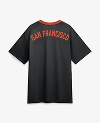 Nike Men's Black San Francisco Giants Cooperstown Collection Ringer T-Shirt
