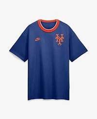 Nike Men's Royal New York Mets Cooperstown Collection Ringer T-Shirt