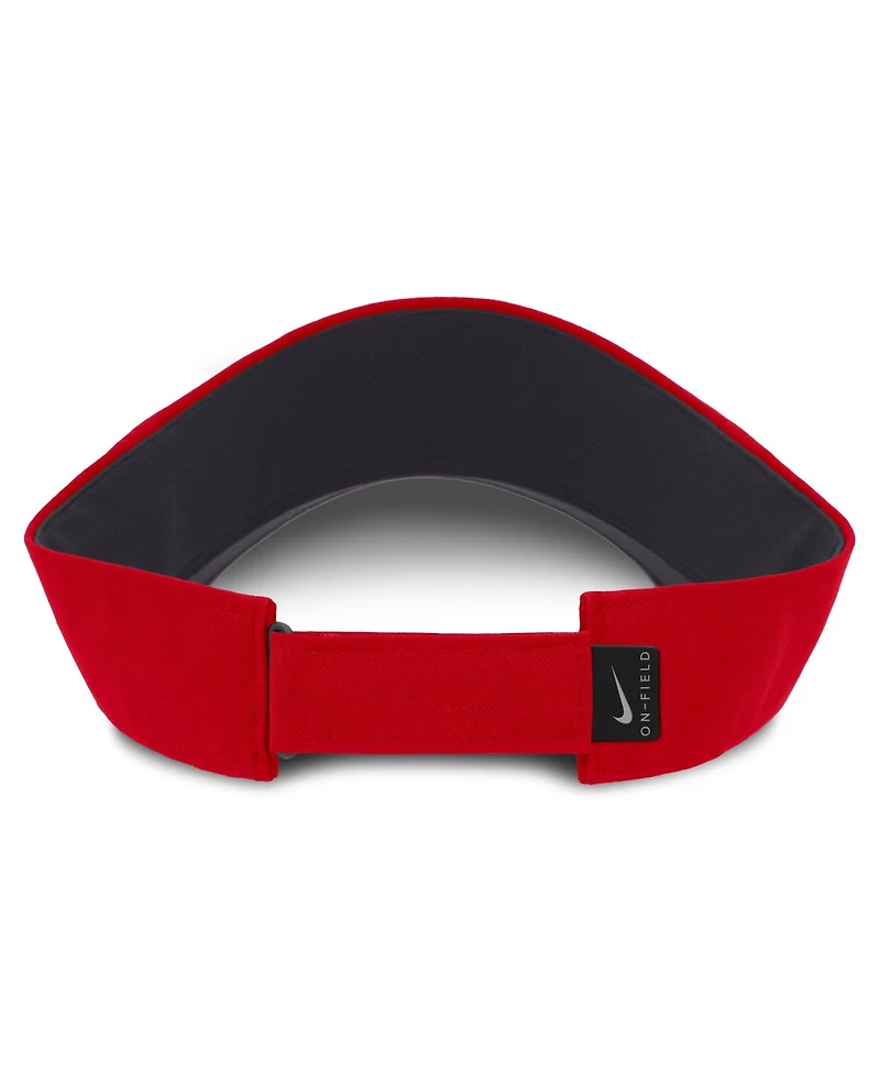 Nike Men's and Women's Scarlet Ohio State Buckeyes 2026 On-Field Ace Adjustable Visor