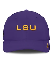 Nike Men's Purple Lsu Tigers Gameday Aerobill Swooshflex Dri-fit Hat