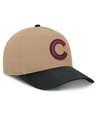 Nike Men's Khaki/Black Chicago Cubs Rise A-Frame Adjustable Hat