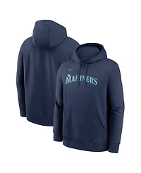 Nike Men's Navy Seattle Mariners Dri-Fit Club Hoodie