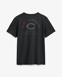 Nike Men's Black Cincinnati Reds Split Logo T-Shirt