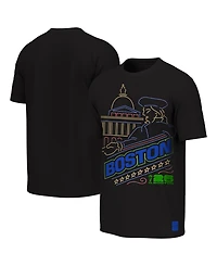 Outerstuff Big Boys and Girls Black Fifa World Cup 2026 Boston Neon City Night T-Shirt