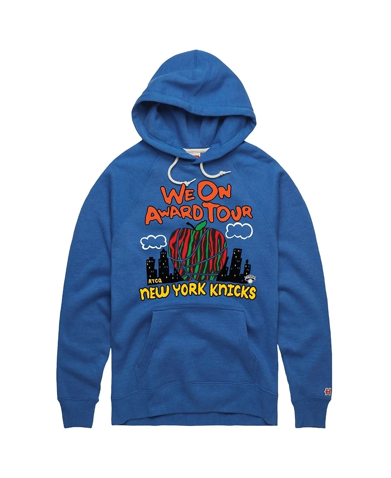 Homage x A Tribe Called Quest Men's and Women's Blue New York Knicks We On Award Tour Tri-Blend Hoodie