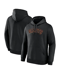 Logo Athletic Men's Black San Francisco Giants Wordmark Hoodie