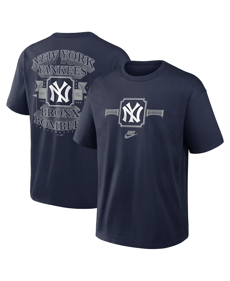 Nike Men's Navy New York Yankees Bronx Bombers Local Max90 T-Shirt