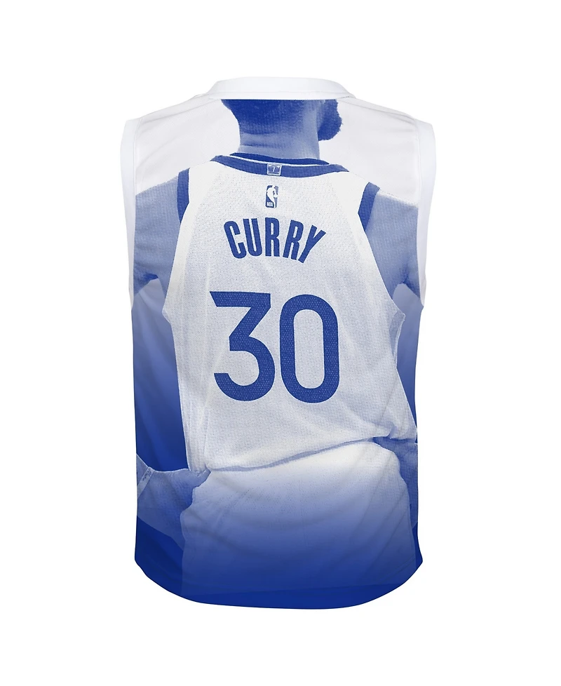 Outerstuff Big Boys and Girls Stephen Curry Royal Golden State Warriors Hometown Fashion Jersey