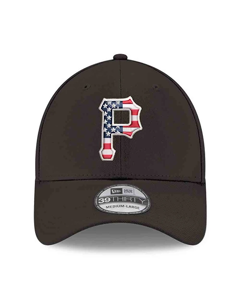 New Era Men's Black Pittsburgh Pirates America 250 39THIRTY Flex Hat