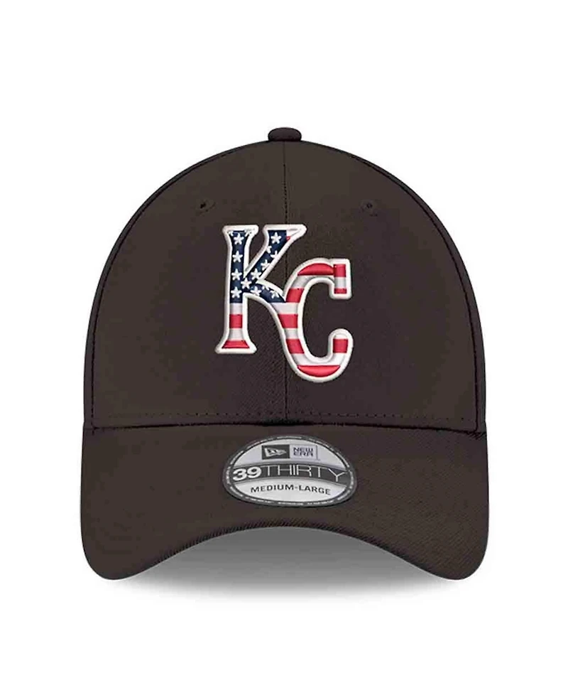 New Era Men's Black Kansas City Royals America 250 39THIRTY Flex Hat
