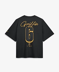 Nike Women's Konnor Griffin Black Pittsburgh Pirates Premium Essentials Boxy Name & Number T-Shirt