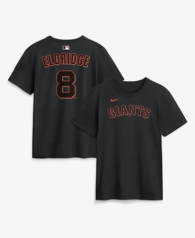 Nike Men's Bryce Eldridge Black San Francisco Giants Home Name & Number T-Shirt