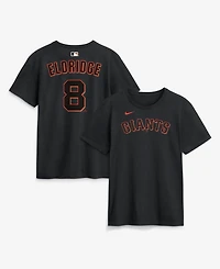 Nike Men's Bryce Eldridge Black San Francisco Giants Home Name & Number T-Shirt