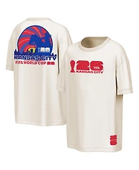 Outerstuff Men's Natural Fifa World Cup 2026 Kansas City Big Poster T-Shirt