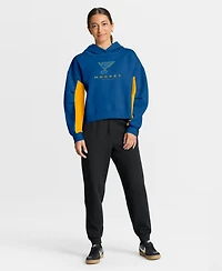 Fanatics Women's Blue St. Louis Blues Back Check Boxy Hoodie