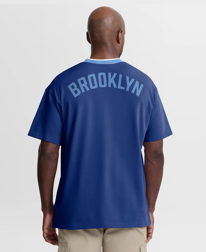Nike Men's Royal Brooklyn Dodgers Cooperstown Collection Ringer T-Shirt
