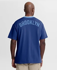 Nike Men's Royal Brooklyn Dodgers Cooperstown Collection Ringer T-Shirt