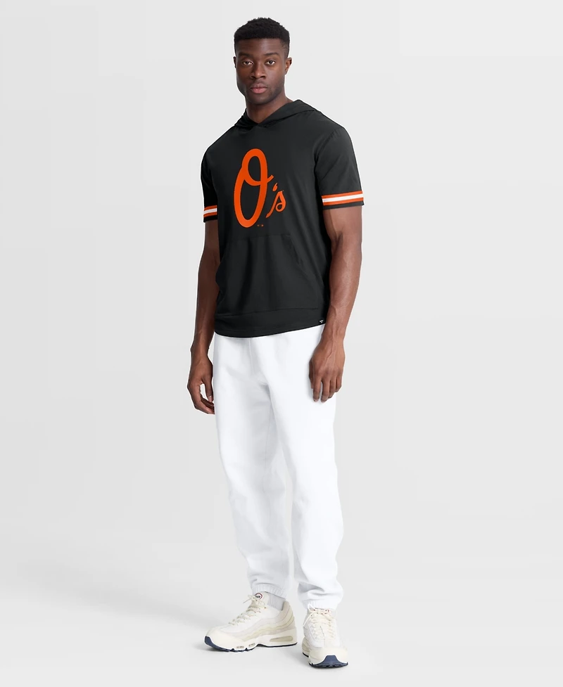 Fanatics Men's Black Baltimore Orioles Optimal Play Hooded T-Shirt