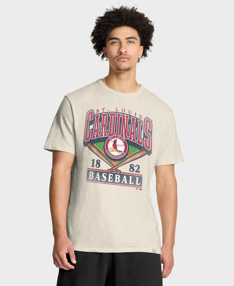 Fanatics Men's Tan St. Louis Cardinals Stadium Slub T-Shirt