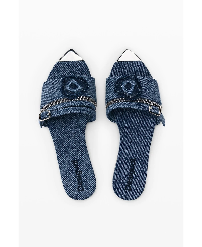 Desigual Women's Flat Denim Sandal
