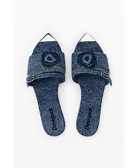 Desigual Women's Flat Denim Sandal