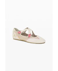 Desigual Women's Ballerina mesh logo